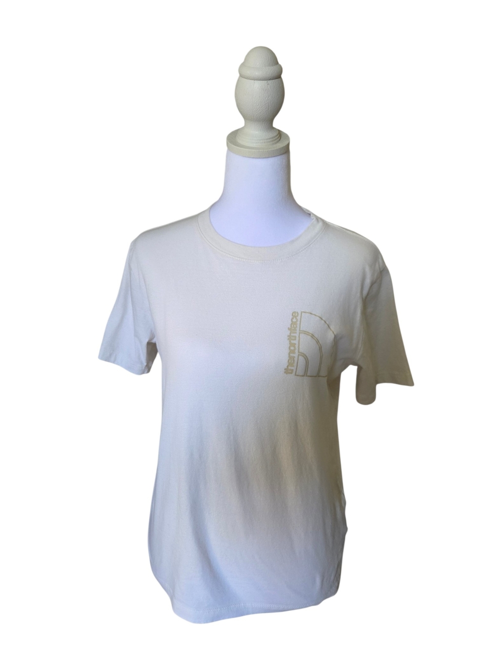 The North Face Cream Short-Sleeve Logo Tee